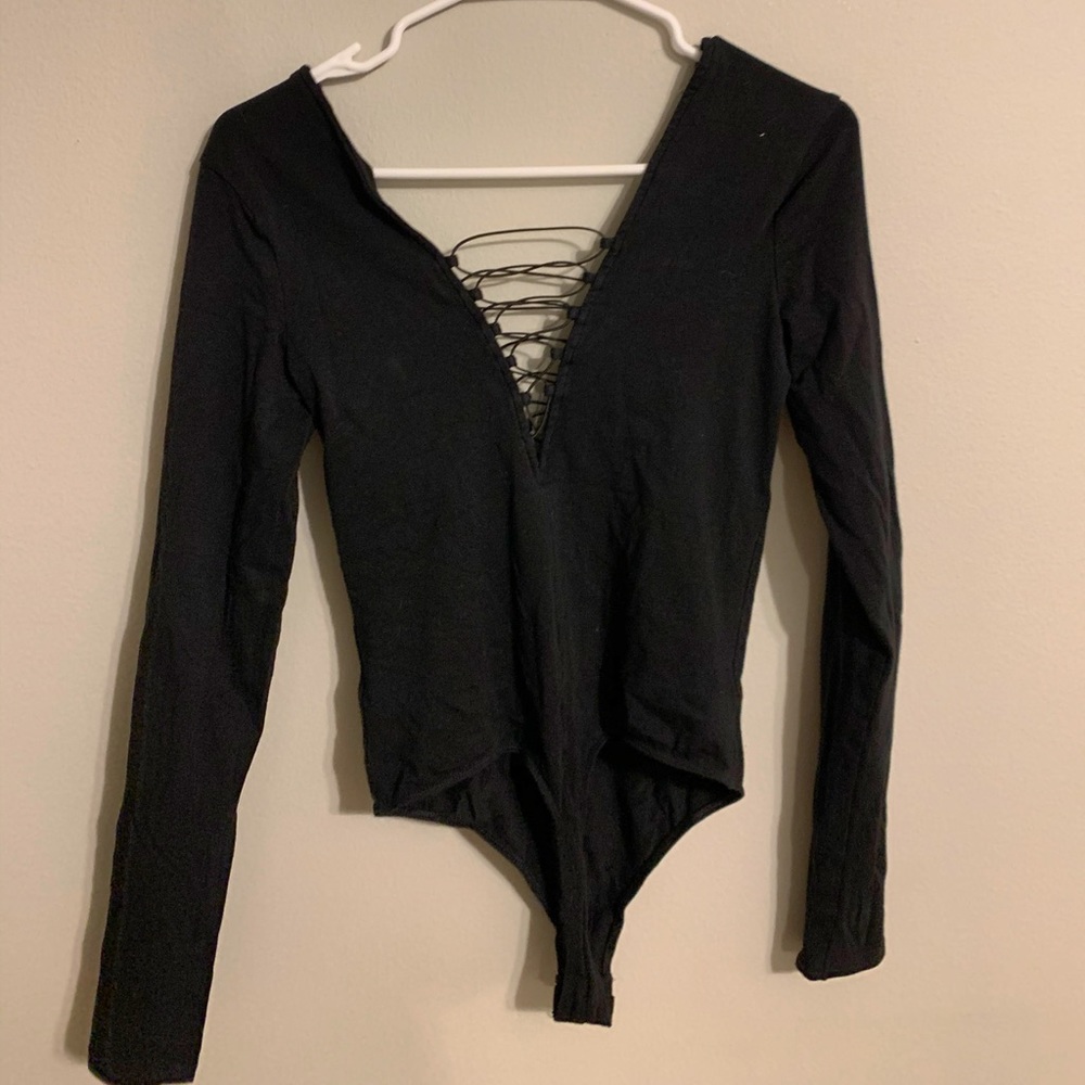 Sexy long sleep body suit